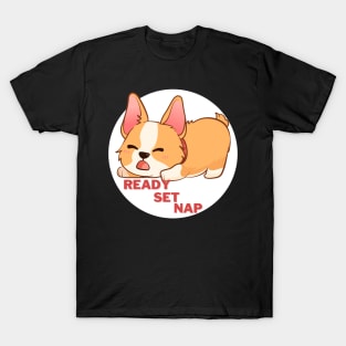 Ready Set Nap Corgi T-Shirt